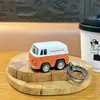 Llave de Coche de Aleación con Retroceso, Llavero de Autobús Turístico, Juguete de Autobús Turístico, Llavero de Autobús de Pasajeros, Colgante para Mochila