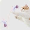 Juguete de Gato Elástico de Silicona Nuevo Transfronterizo con Pluma para Divertir a los Gatos, Lindo Auto-Placer para Aliviar el Aburrimiento, Resistente a Mordidas y Masticación, Producto Caliente de Amazon