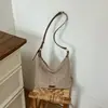 Bolsa Feminina Coreana Versátil de Verão Tecida Casual de Nicho Ombro Cruzado Novo Design 2026 Diária