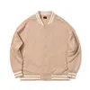 Cárdigan de Punto de Alta Calidad Transfronterizo para Otoño e Invierno Ropa de Trabajo Corporativa Personalizada Chaqueta de Béisbol de Marca de Moda para Hombre