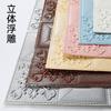Papel tapiz autoadhesivo de techo de sala de estar europeo y americano, bolsa blanda para techo, papel tapiz para decoración de dormitorio, espuma anticolisión, pegatinas de pared 3D