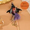 Ramo divertido de calabaza y bruja de espantapájaros para Halloween, materiales de embalaje para ramo de flores DIY, decoración de ambiente festivo