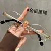 Gafas de Sol Estilo Retro Old Money para Mujer, Nuevas Gafas de Montura Ovalada de Moda con un Toque de Lujo, Gafas de Sol Polarizadas con Protección UV para Hombre