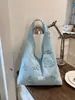 Bolsa de Ombro Feminina de Verão Grande Capacidade Casual sob o Braço com Toque de Luxo, Estilo Coreano Ins para o Dia a Dia