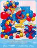 Traje de globo de cumpleaños de 16 pulgadas, letra de cumpleaños, dibujos animados, película de aluminio, globo, decoración para fiestas, suministros de 1 generación