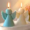 Gesso Aromaterápico Anjo Transfronteiriço Enfeites Molde de Silicone DIY Asas Anjinho Ferramenta de Moagem de Velas