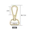 Acessórios para Bolsas Fivela de Metal Gancho Anel de Fivela de Metal Anel de Fivela para Bolsa Fivela Grossa para Mochila Acessórios para Bolsas Femininas Anel de Fivela Trava