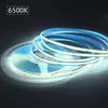 Tira de Luz Cob Personalizada Autoadhesiva Techo de Sala de Estar 24V 8mm 320D Atmósfera Línea Lineal Flexible de Bajo Voltaje