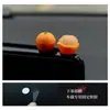 Estrella Naranja Brillante Pequeño Adorno de Coche Naranja Curativo Personalidad Creativa Decoración de Pantalla de Tablero Artículo Caliente