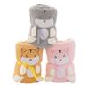 Vendas Diretas da Fábrica Manta de Ar Condicionado de Flannel Dobrável de Desenho Animado Fofo de Hamster Manta para Soneca de Estudante Presente de Feriado