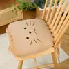 Almofada de Assento de Espuma de Memória Estilo Japonês Almofada de Pelúcia Almofada para Glúteos Cadeira de Escritório Desenho Animado Cadeira de Jantar Aluno Assento para Sentar por Longos Períodos Antiderrapante
