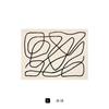 Hilo de seda estilo pobreza extrema pintura decorativa abstracta B&B pintura colgante de línea simple pintura decorativa de posada arte de nicho pintura sin marco