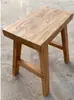 Mesa de Centro y Sillas Vintage, Mesa de Comedor Vieja de Madera de Olmo, Mesa Cuadrada Retro Original de Madera Maciza Desgastada, Taberna, Restaurante de Hot Pot, Mesa y Sillas para Casa de Huéspedes