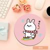 Alfombrilla de Ratón Redonda de Anime de Dibujos Animados con Imágenes para Niñas Oficina Juegos Laptop Almohadilla Pequeña Material de Goma