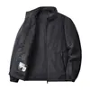 Popular Transfronteriza Primavera y Otoño Nueva Chaqueta de Cuello Alto para Hombre Suelta Casual Talla Grande para Hombre Cortavientos Chaqueta Superior Hombre