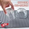 Tapete de Secagem de Silicone Antiderrapante Tapete Filtro de Água Tapete de Isolamento Térmico de Alta Temperatura Tapete de Mesa Espessado Rack de Armazenamento para Pia de Cozinha Tapete de Secagem