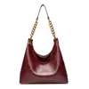 Bolsa Tote de Alta Gama Estilo Coreano para Mujer, Bolso de Hombro de Gran Capacidad para el Trabajo, Bolso Cruzado Nuevo de Piel Suave, Bolso de Cadena