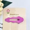 Clip Combinado de Nubes de Pintura Macaron Brillante Grande Amor Clip de Pato Pinzas para el Cabello Pinza de Una Palabra Pinza para Flequillo Accesorios