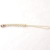 Corda trançada de seda dourada requintada moda corda de celular corda de sino de metal acessórios de ferragem corda pendurada de rayon