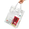 Bolsa transparente para exámenes, bolso de mano, bolsa especial para exámenes universitarios y de preparatoria, bolsa para documentos de gran capacidad para guardar boletos de admisión de estudiantes