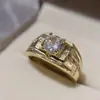 Anillo de Boda Versa Overseas Transmisión en Vivo Microincrustado Diamante de Zirconio para Hombres y Mujeres Chapado en Oro Abierto Regalo de San Valentín para Parejas Anillo Suelto