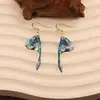 Pendientes de alas de mariposa populares de Amazon, pendientes de alas de cigarra de diseño personalizado de alta calidad, pendientes retro europeos y americanos al por mayor