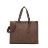 Bolso Tote para Hombre Estilo Coreano Horizontal Moderno Versátil Bolso de Cuero Bolso Cruzado de Moda Bolso de Hombro para Hombre Bolso Vintage