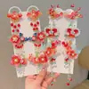 Accesorios para el Cabello Antiguos Super Inmortales Estilo Chino para Niñas Pinza de Pelo Paso a Paso con Borla Hanfu Infantil Adorno para el Cabello de Bebé de Primavera
