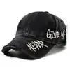 Gorra de Béisbol con Agujeros Estilo Coreano MI Gorra Versátil para Pareja Gorra de Sol Casual de Moda Bordada con Letras para Mujer
