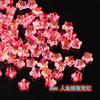 Estrella de cinco puntas de 8 mm agujero recto agujero vertical esmerilado estrella pequeña estrella de cinco puntas esmalte de color antiguo horquilla borla diy hecho a mano cuentas sueltas