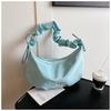 Bolsa Feminina Grande Capacidade Tecido Oxford Primavera e Verão Combinação Livre 2025 Nova Moda Plissada Ombro Axila Transversal Commuter Dumpling