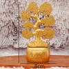 Árbol del Dinero se Convierte en Adornos Feng Shui Regalos de Apertura para el Hogar, la Empresa, la Tienda, Artesanías de Metal Giratorias al por Mayor