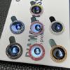 Adecuado para Apple 17Pro 16Pro 15Pro Película para Lente Ojo de Águila con Diamantes Brillantes 13 14 12 Película para Lente Brillante