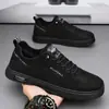 Zapatos para Hombre, Zapatos Casuales Transpirables Tipo Piloto, Zapatos Deportivos Planos para Hombre, Antideslizantes, Impermeables, Zapatos de Piel Blanca, Suelas Planas, Duraderos