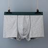 Ropa interior de algodón burdeos para hombre, shorts sueltos transpirables de algodón, talla grande, bóxer para gorditos, bóxer juvenil