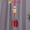 Talla de palisandro con una solicitud para lanzar la Cadena para Teléfono Móvil del Santo Grial Decoración de Mochila de Pareja Colgante Corazón a Corazón