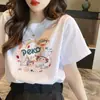 Camiseta de Manga Corta de Algodón Puro Talla Grande para Mujer Verano Nuevo Camiseta Blanca de Mujer Holgada con Efecto Adelgazante Top Camiseta Básica Tendencia Ins