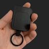 Llavero Telescópico Automático Cuadrado Negro con Clip Trasero de Correa Fácil de Tirar, Antiperdida, Antirrobo para Hombres