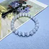 Pulseras de Piedra Ojo de Gato al por Mayor para Puestos Callejeros, Atracciones Turísticas, Ferias de Templos, Mercados Nocturnos, Transmisiones en Vivo, Pulseras Redondas de Perlas de Verano para Mujeres