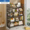 Estantería de Almacenamiento con Estantes para Ventana de Mirador Seleccionados Cuidadosamente, Librero para Balcón, Estante de Hierro Forjado, Estante de Almacenamiento, Solución de Almacenamiento para Repisa de Ventana