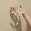 Collar de Borla Amarilla Atmosférica con Perlas Cadena Elegante para Clavícula Gargantilla Estilo Resort de Playa Primavera y Verano