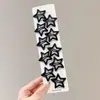 Pinzas para el pelo de niños que no dañan el pelo, lindas pinzas BB de estrella de cinco puntas para niñas, pasadores para flequillos y patillas, accesorios para el pelo de bebé