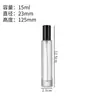 Frasco Recarregável de Perfume 10ml, Frasco Spray de Vidro, Frasco de Perfume Portátil para Viagem 15ml, Frasco Roll-on para Óleo Essencial