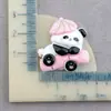Caixa de Armazenamento DIY Grampo Animal de Desenho Animado Acessórios de Resina Geladeira Panda DIY Cola Cremosa Adesivo Materiais de Decoração