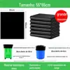 Material Novo Tamanho Grande Preto Extra Espesso Sacos de Lixo Propriedade de Saneamento Hotel Sacos de Lixo Plástico Descartável Atacado