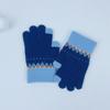 Guantes para niños, otoño e invierno, guantes para niñas, cálidos guantes para bebés de lana tejidos al estilo coreano, guantes para dedos completos