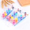 Pigmento acrílico 2ml 12 colores tapa dura conjunto unido de pigmentos de propileno/acuarela diy pintado cerámica pigmento graffiti
