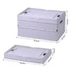 Caja de Almacenamiento con Tapa para Regalos y Recuerdos, Caja de Almacenamiento Portátil para Snacks de Estudiantes, Caja de Plástico para Cosméticos, Caja Organizadora de Almacenamiento