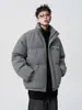 Chaqueta de algodón cálida de otoño e invierno para hombre, nuevo estilo coreano 2026, moderna para jóvenes, con cuello alto, versátil, abrigo casual de algodón para hombre