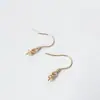 Joyería DIY de Perlas Accesorios de Plata Soporte para Perlas Ganchos para Pendientes de Plata de Ley S925 Pendientes para Mujer Pendientes Personalizados Productos de Moda Semi-Terminados